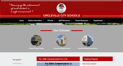 Desktop Screenshot of circlevillecityschools.org